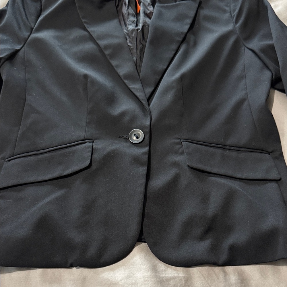 Bcbgeneration Black Women's Single-Button Blazer.… - image 2